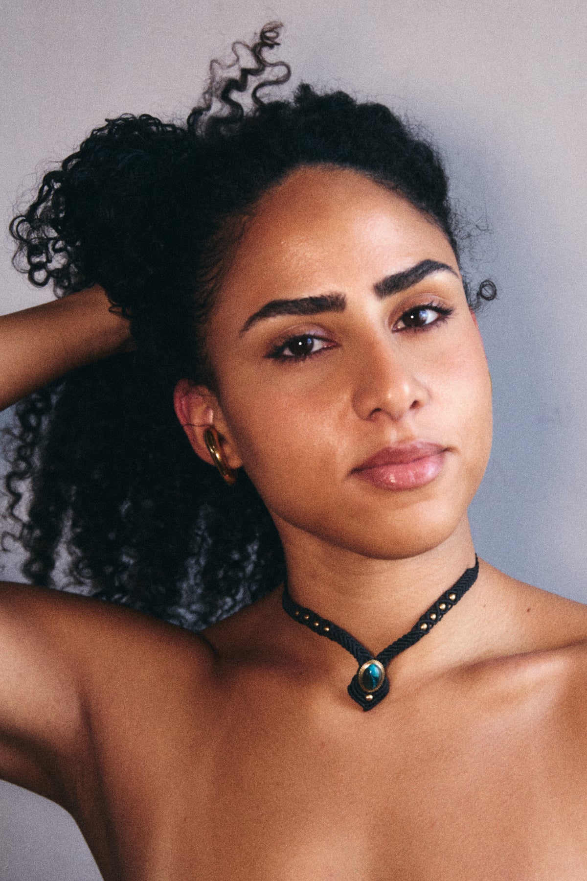 COLLANA: OSSIDIANA BLU