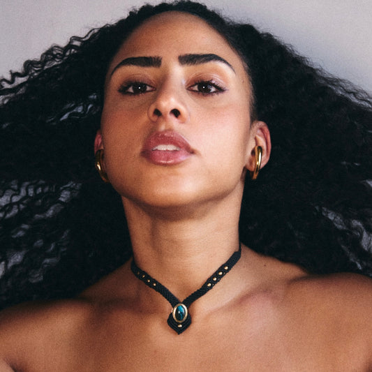 COLLANA: OSSIDIANA BLU