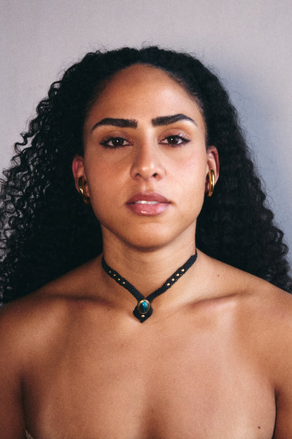 COLLANA: OSSIDIANA BLU